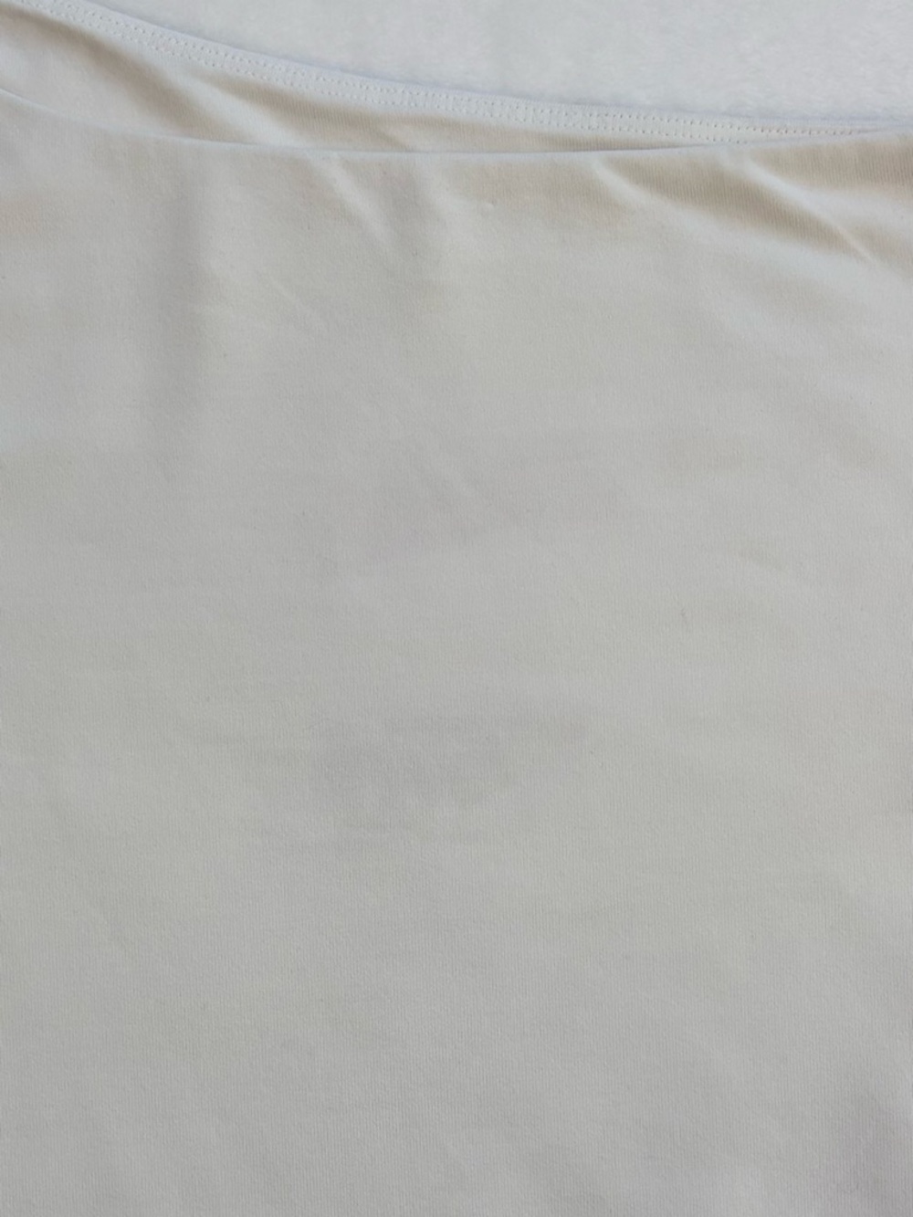 BABATON ARITIZIA Contour One Shoulder Cami Bodysuit Top White M Minimal Chic - Picture 8 of 9